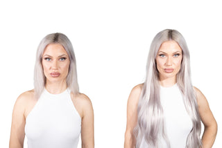 Kenza 22'' 240G Sterling Silver ProSeam Clip-In Remy Hair Extensions