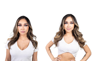 Tanya 16'' 140G Cosmo Ombre ProSeam Clip-In Remy Hair Extensions