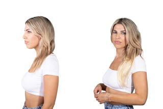Linda 20'' 160G Milkyway Balayage Lace Weft Clip-In Remy Hair Extensions