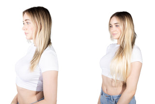 Zoe 22'' 220G Beach Blonde Lace Weft Clip-In Remy Hair Extensions