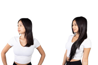 Kenza 22'' 240G Natural Black ProSeam Clip-In Remy Hair Extensions