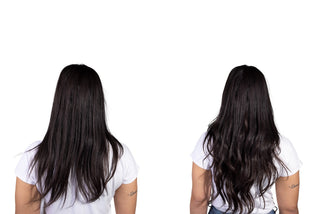 Bella 18'' 140G Deep Brown (#2) ProSeam Clip-in 100% Remy Human Hair Extensions