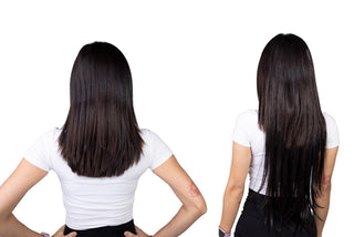 Kenza 22'' 240G Natural Black ProSeam Clip-In Remy Hair Extensions