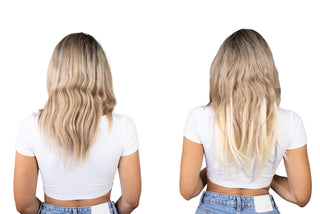 Tanya 16'' 140G Milkyway Balayage ProSeam Clip-In Remy Hair Extensions