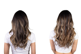 Tanya 16'' 140G Cosmo Ombre ProSeam Clip-In Remy Hair Extensions