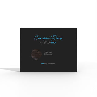 Bella 18'' 140G Espresso Brown (#4) ProSeam Clip-in 100% Remy Human Hair Extensions