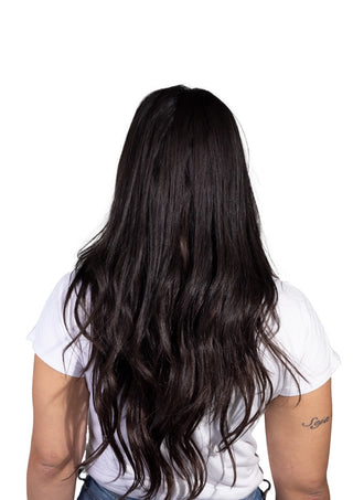 Bella 18'' 140G Deep Brown (#2) ProSeam Clip-in 100% Remy Human Hair Extensions