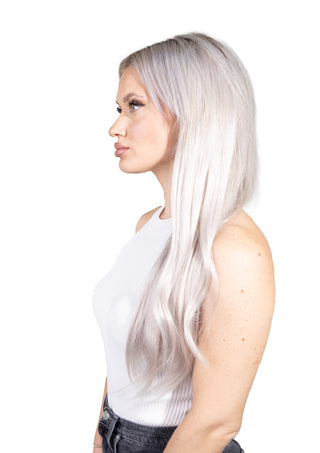 Jade 20'' 180G Sterling Silver ProSeam Clip-In Remy Hair Extensions