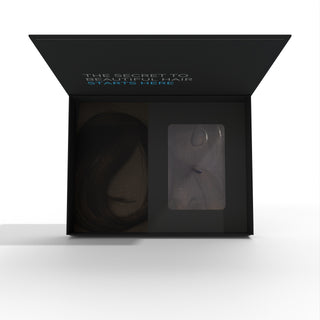 Bella 18'' 140G Natural Black (#1B) ProSeam Clip-in 100% Remy Human Hair Extensions