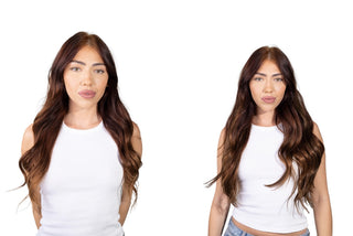 Jade 20'' 180G Espresso Brown (#4) ProSeam Clip-in 100% Remy Human Hair Extensions