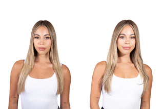 Tanya 16'' 140G Martini (B2/18) Balayage ProSeam Clip-in 100% Remy Human Hair Extensions